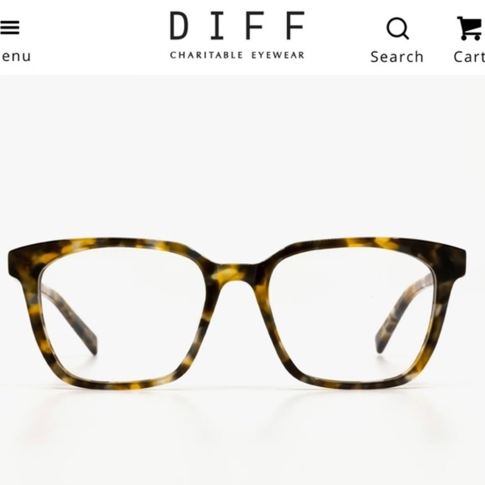 DIFF eyewear blue light blocking Finn eye glasses REG $85US *NEW*
